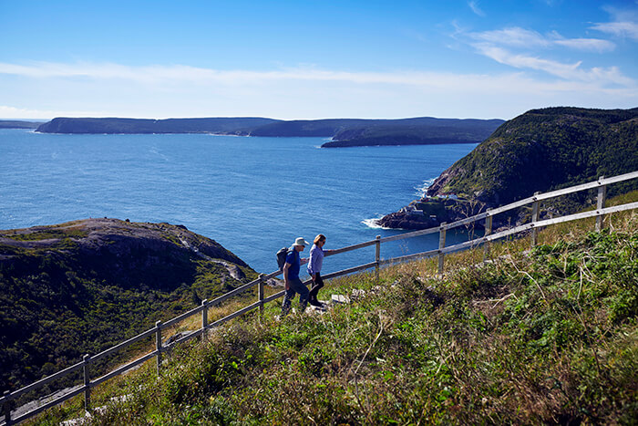 Photo of Notrth Head TRail stairs and coastline to Cape Spear