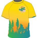 Summer Fun Run Series t-shirt illustration