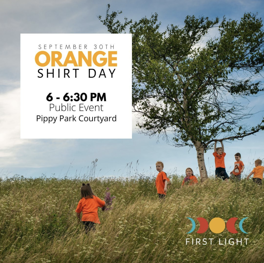 Orange Shirt Day is this Friday! We will be holding a short prayer release ceremony, at the Pippy Park courtyard at 6:00 pm on September 30th