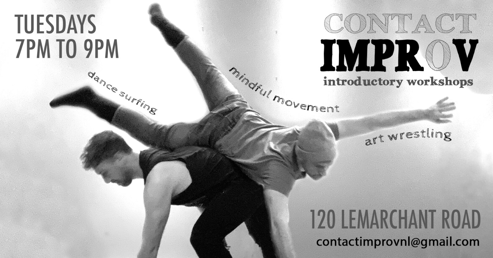 CONTACT IMPROV introductory workshops