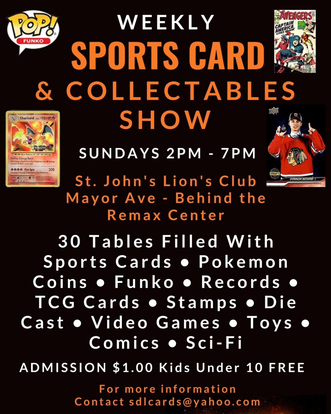 St. John’s Weekly Sports Card and Collectables Show
